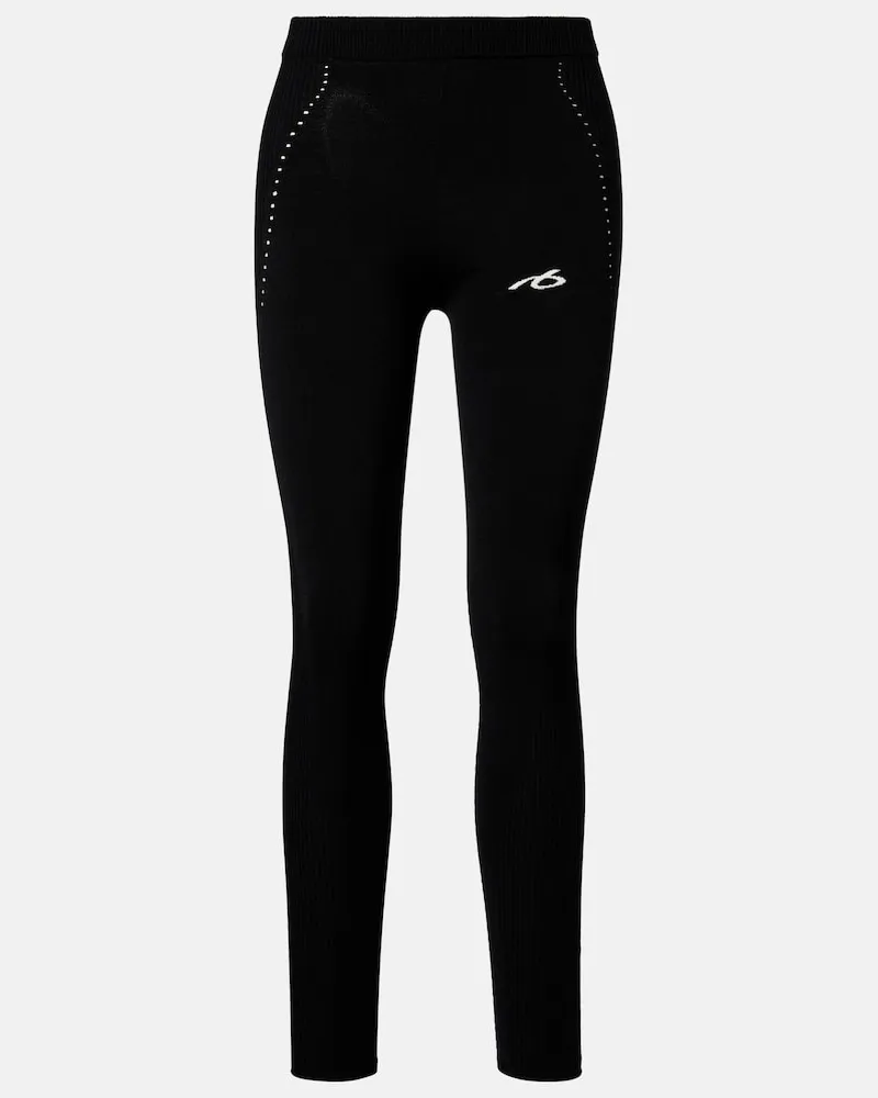 Balenciaga Leggings aus Jersey Schwarz