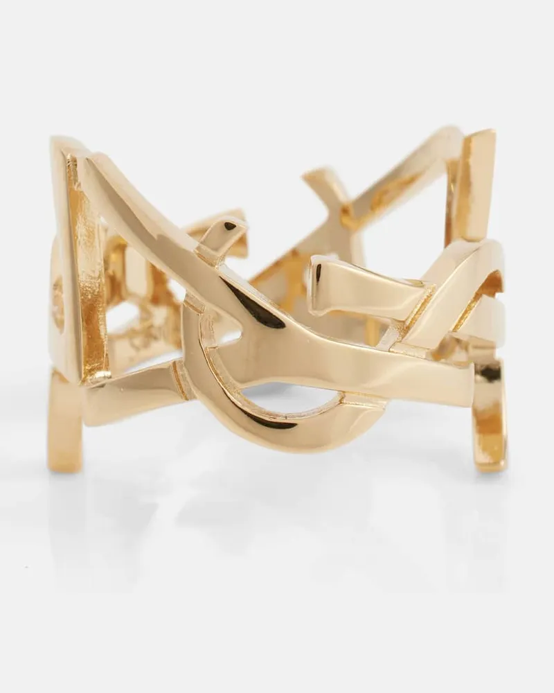 Saint Laurent Ring Cassandre Gold
