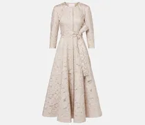 Midikleid aus Jacquard