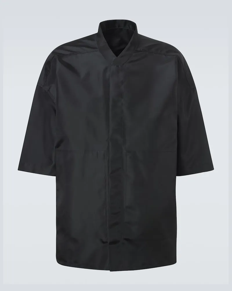 Rick Owens Oversize-Hemd Jumbo Faun Schwarz