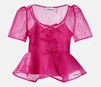 Top aus Organza