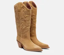 Westernstiefel Dakota aus Veloursleder