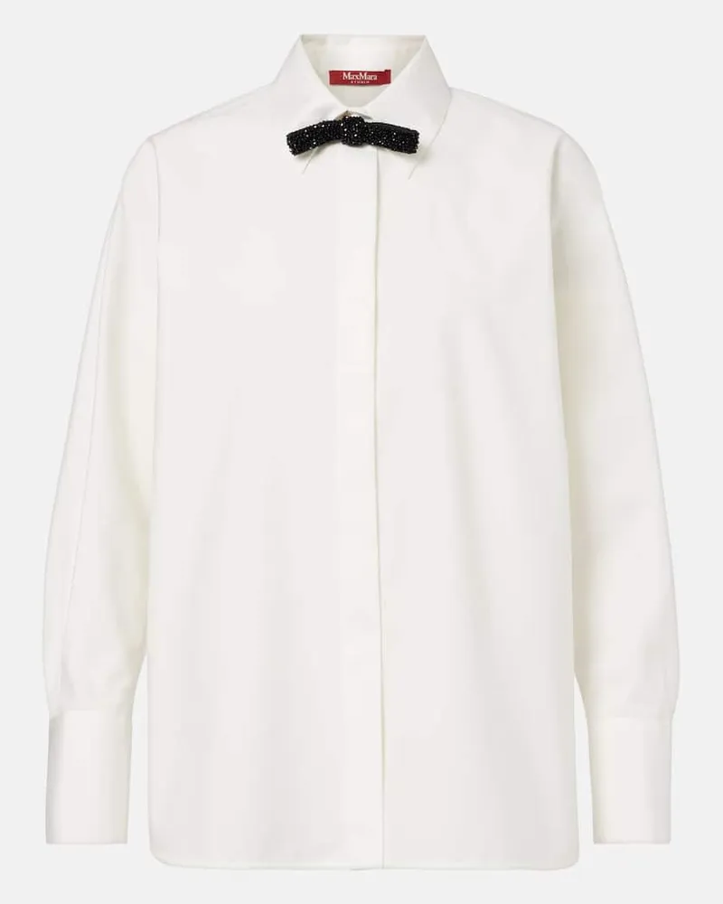 Max Mara Hemd Roll aus Popeline Weiã