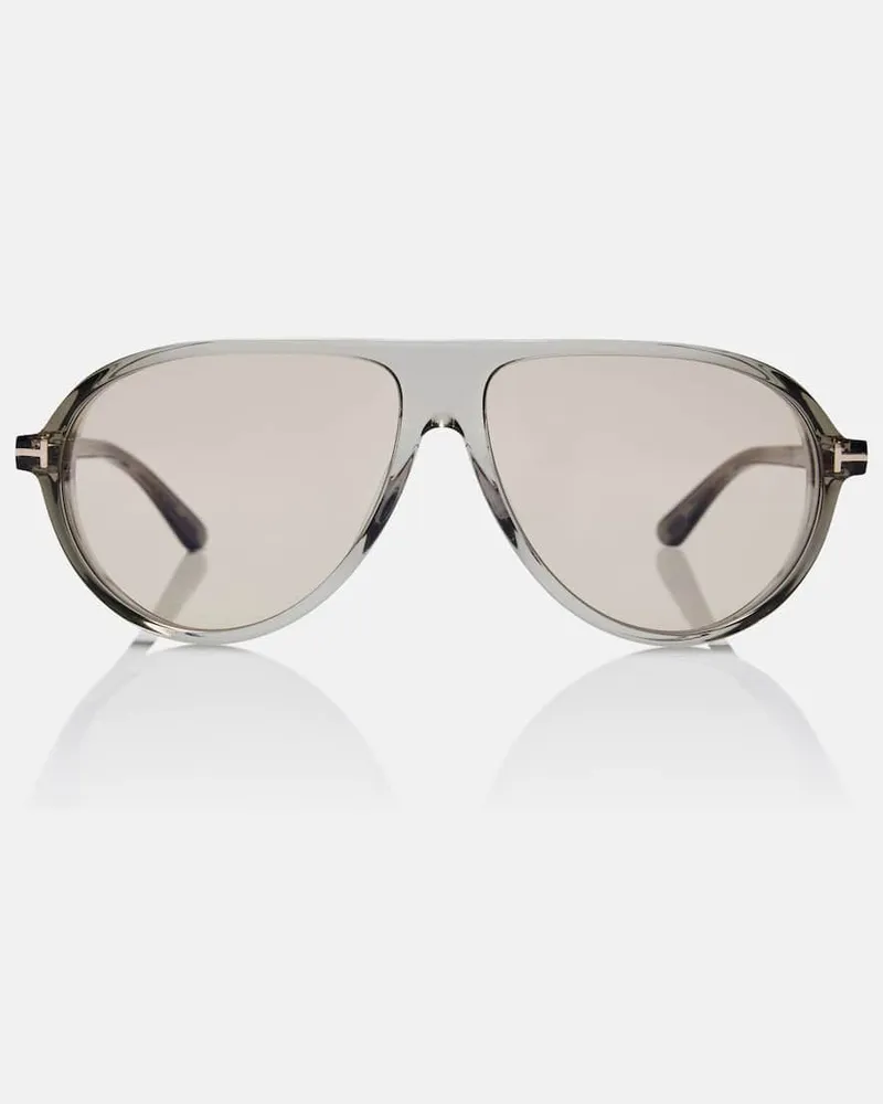 Tom Ford Aviator-Sonnenbrille Marcus T Icon Beige