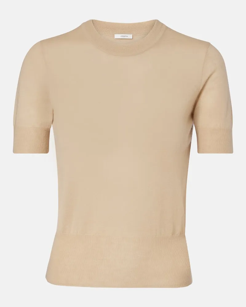 Joseph Top Cashair aus Kaschmir Beige