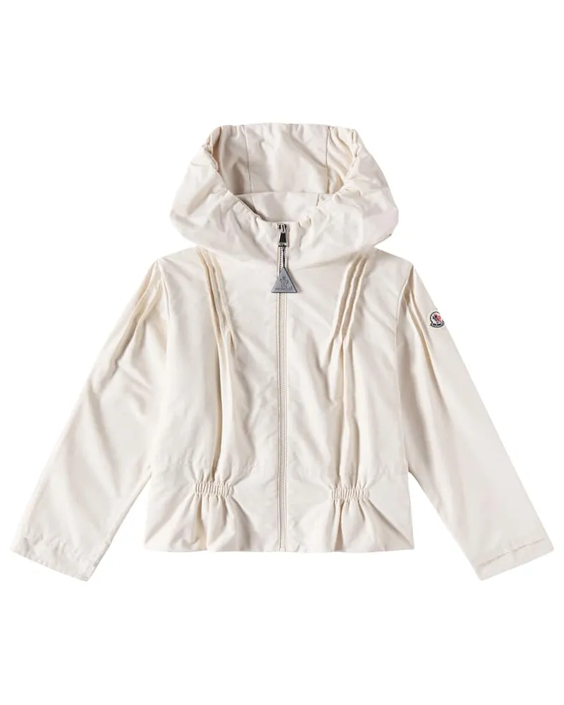 Moncler Jacke Elaine aus einem Baumwollgemisch Weiß
