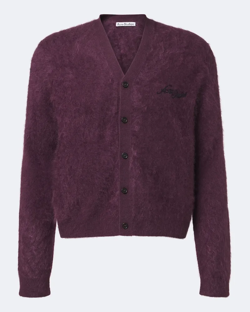Acne Studios Cardigan aus Kaschmir Violett
