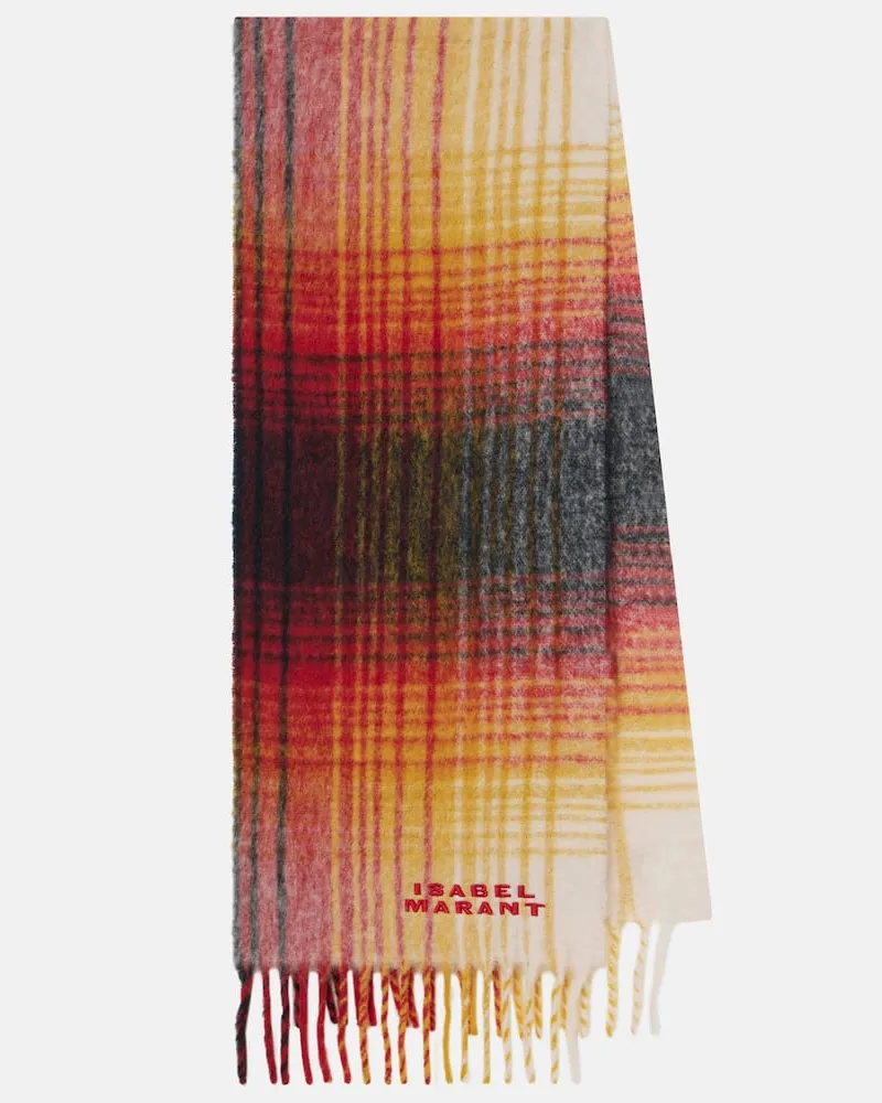 Isabel Marant Schal Firny aus einem Wollgemisch Multicolor