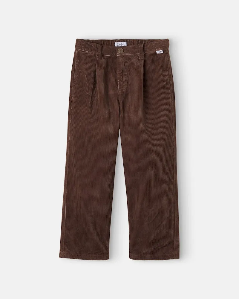Il Gufo Hose aus Cord Braun