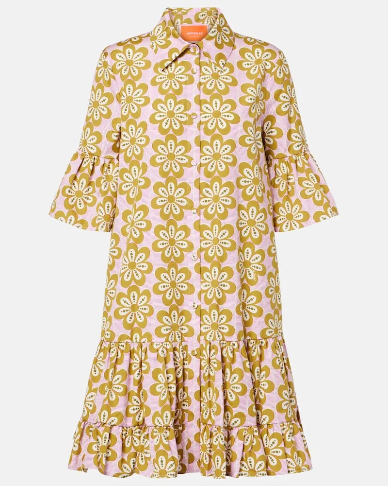 La DoubleJ Hemdblusenkleid Choux aus Baumwollpopeline Multicolor
