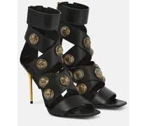 Verzierte Sandalen Alma aus Leder