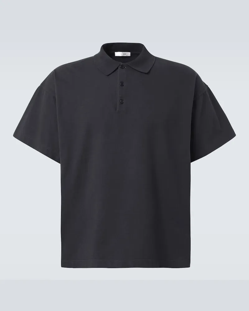 The Row Polohemd Bry aus Baumwolle Schwarz