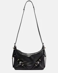 Givenchy Schultertasche Voyou Mini aus Leder Schwarz