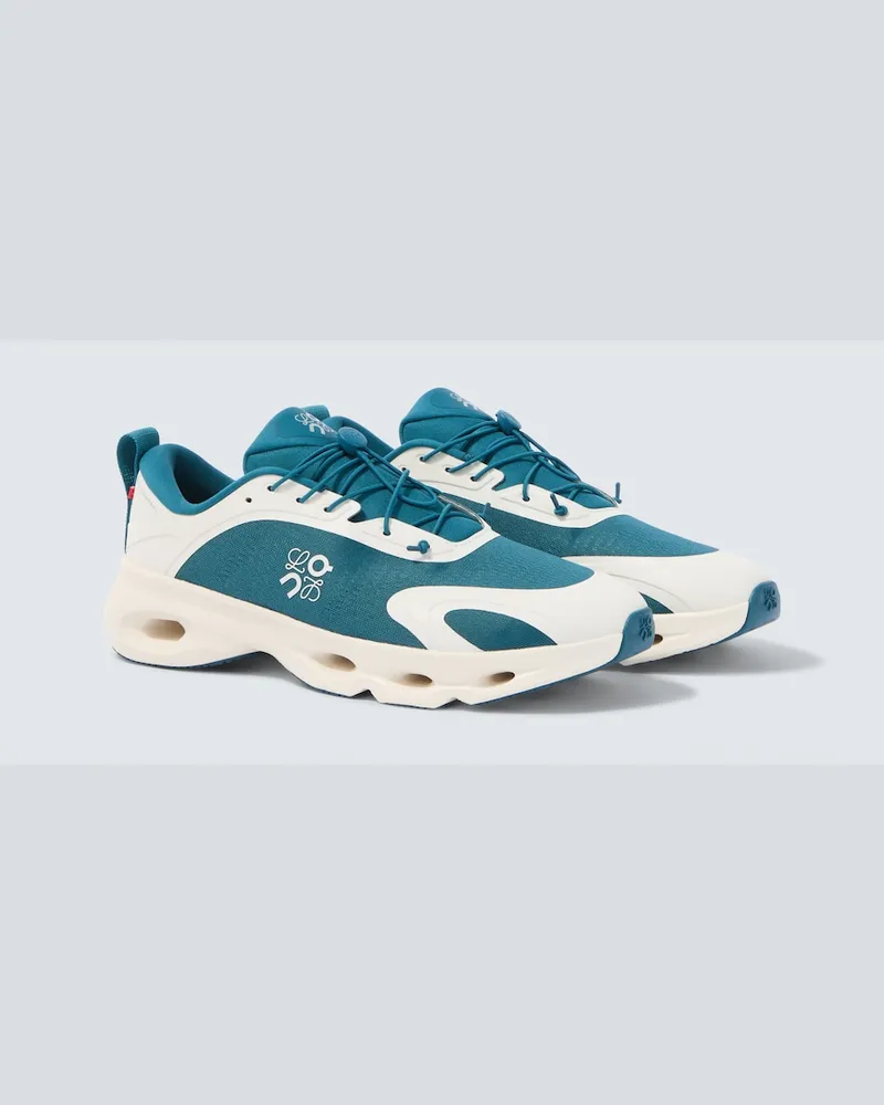 Loewe X On Sneakers Cloudsolo mit Mesh Blau