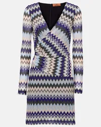 Missoni Minikleid aus Haekelstrick Multicolor