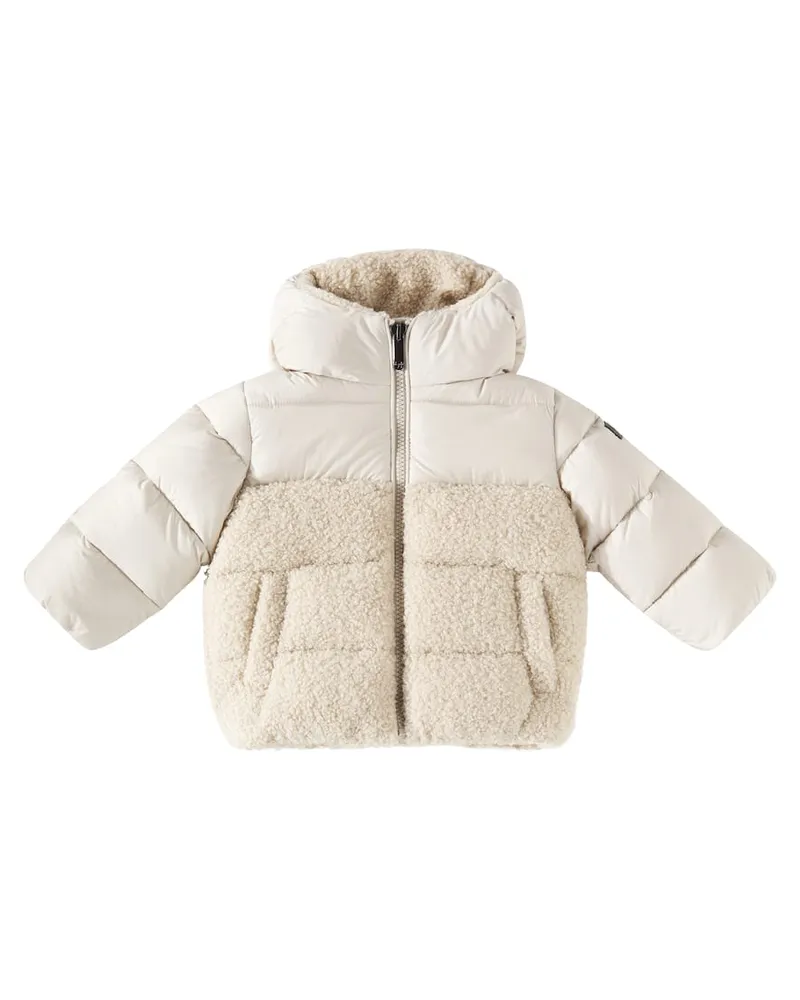 Il Gufo Baby Daunenjacke Baty aus Bouclé Beige