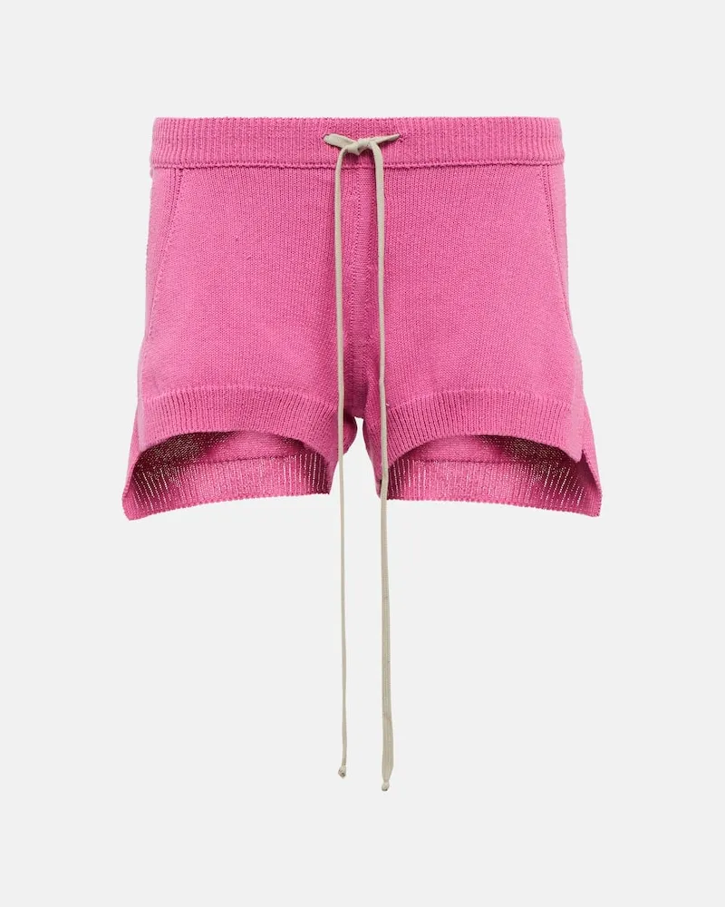 Rick Owens Shorts aus Baumwolle Rosa