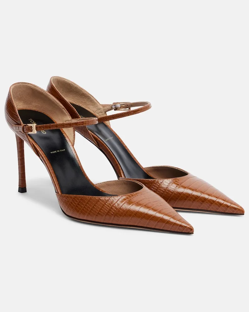 Tom Ford Pumps Vertigo aus Leder Braun