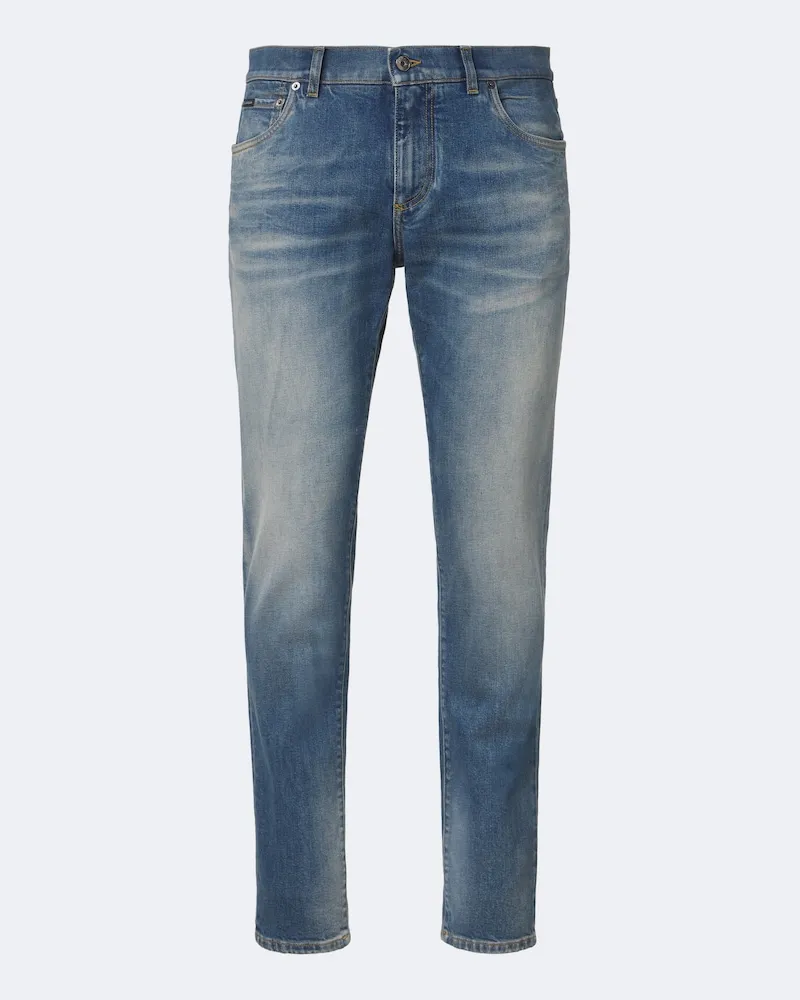 Dolce & Gabbana Straight Jeans Blau
