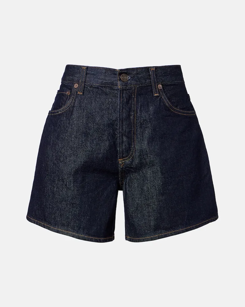 AGOLDE Jeansshorts Leith Blau
