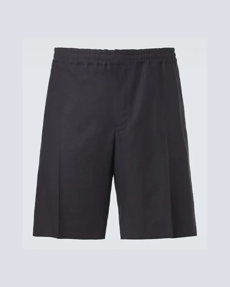 Ermenegildo Zegna Shorts aus Leinen Blau