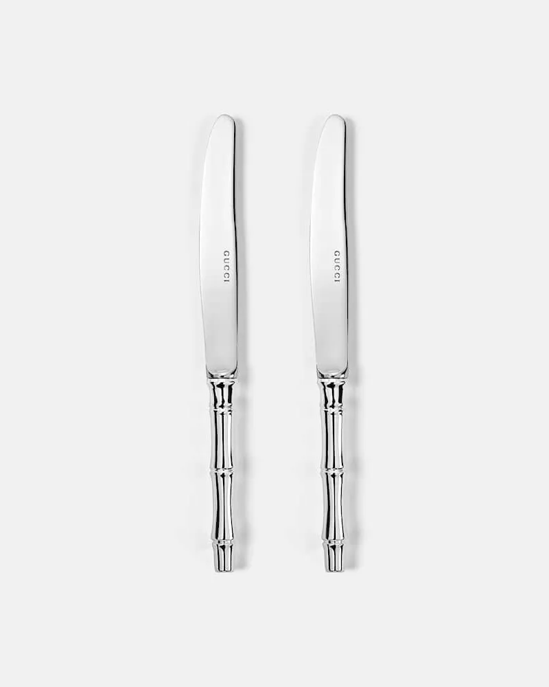 Gucci Set aus zwei Messern Silber