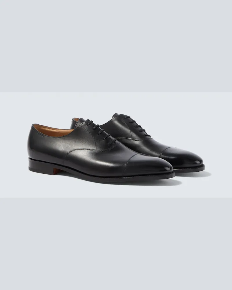 John Lobb Schuhe City II aus Leder Schwarz
