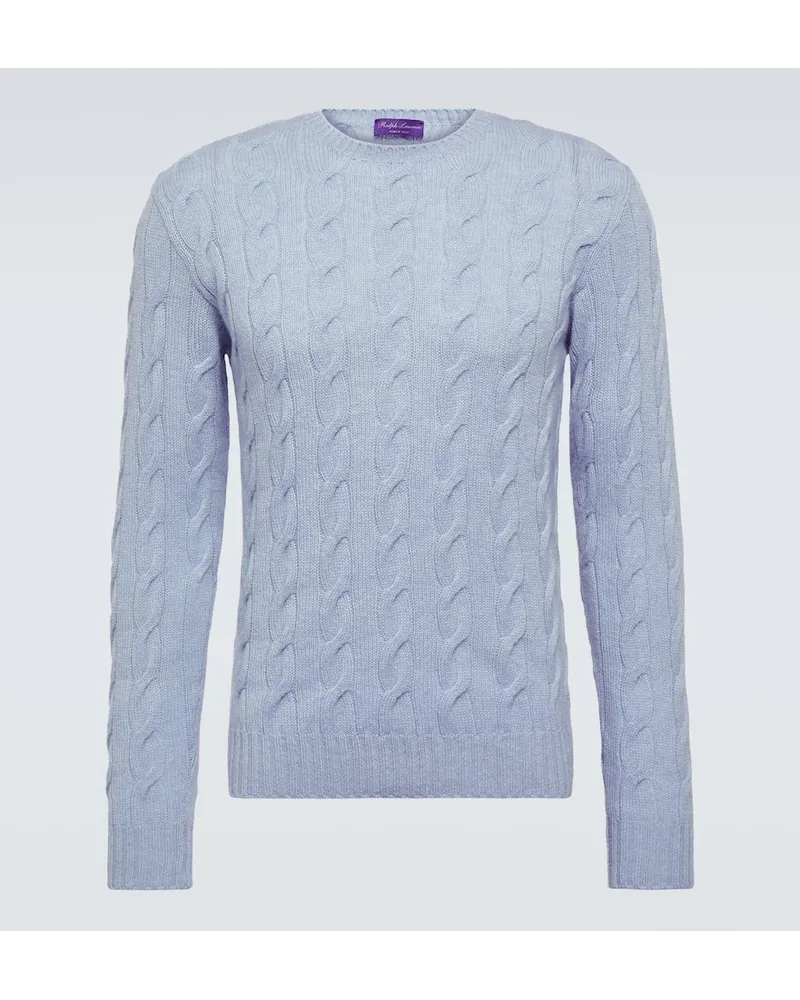 Ralph Lauren Pullover aus Kaschmir Blau