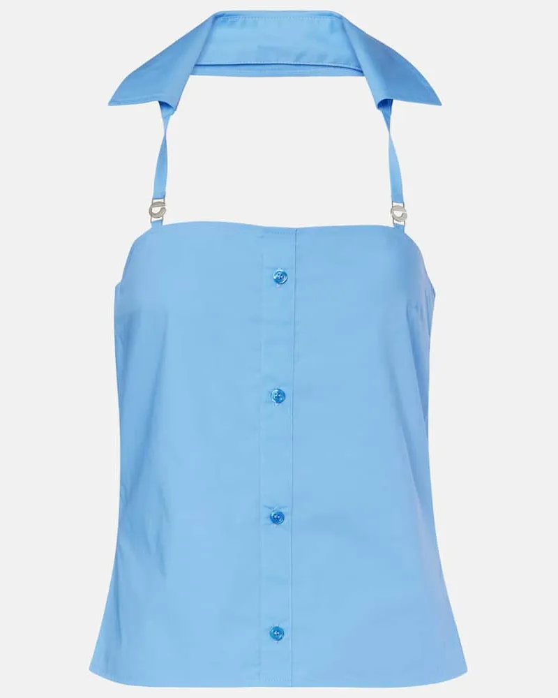 COPERNI Top aus Baumwolle Blau