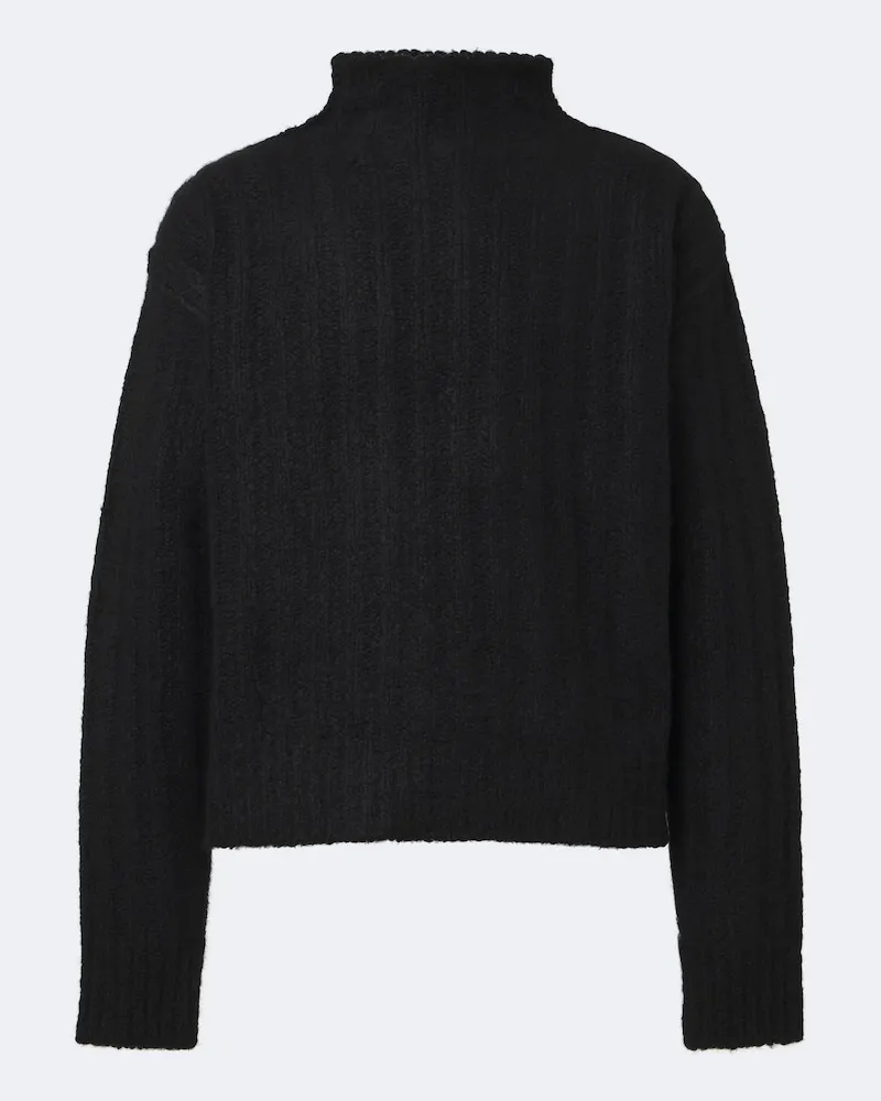 Rick Owens Pullover Turtle aus Kaschmir aus Seide Schwarz