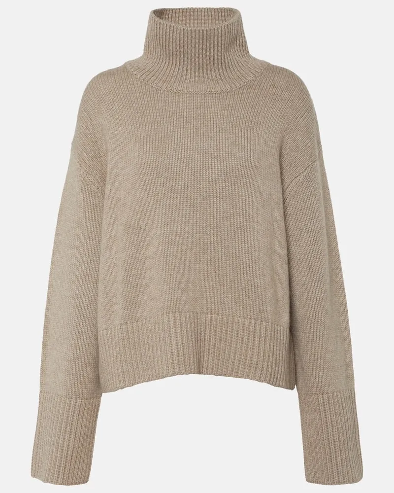 Lisa Yang Pullover Fleur aus Kaschmir Braun