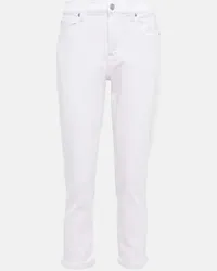 7 for all mankind Mid-Rise Slim Jeans Josefina Weiss