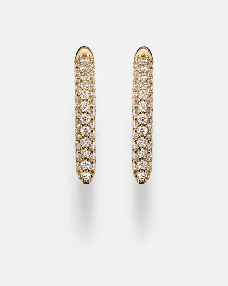 Sydney Evan Ohrringe aus 14kt Gelbgold (585/1000) mit Diamanten Gold