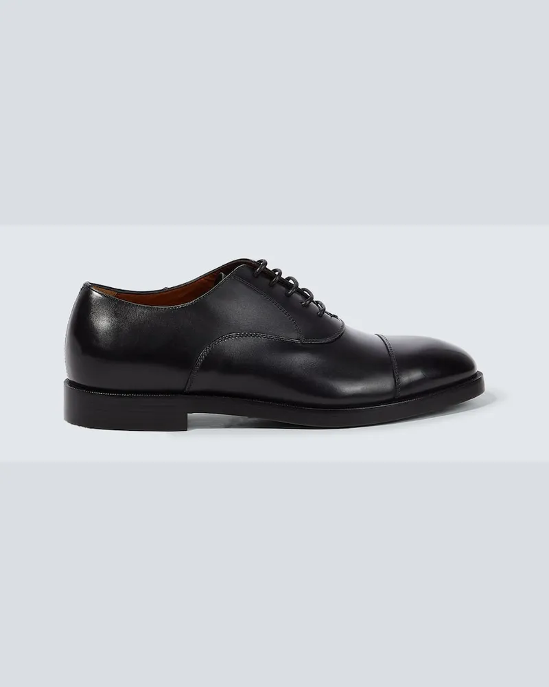 Ermenegildo Zegna Schnürschuhe aus Leder Schwarz