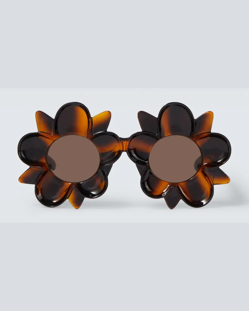 Bottega Veneta Sonnenbrille Peggy Flower Braun