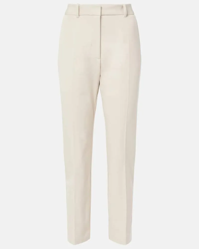 Joseph Schmale Cropped-Hose Coleman aus Gabardine Blau