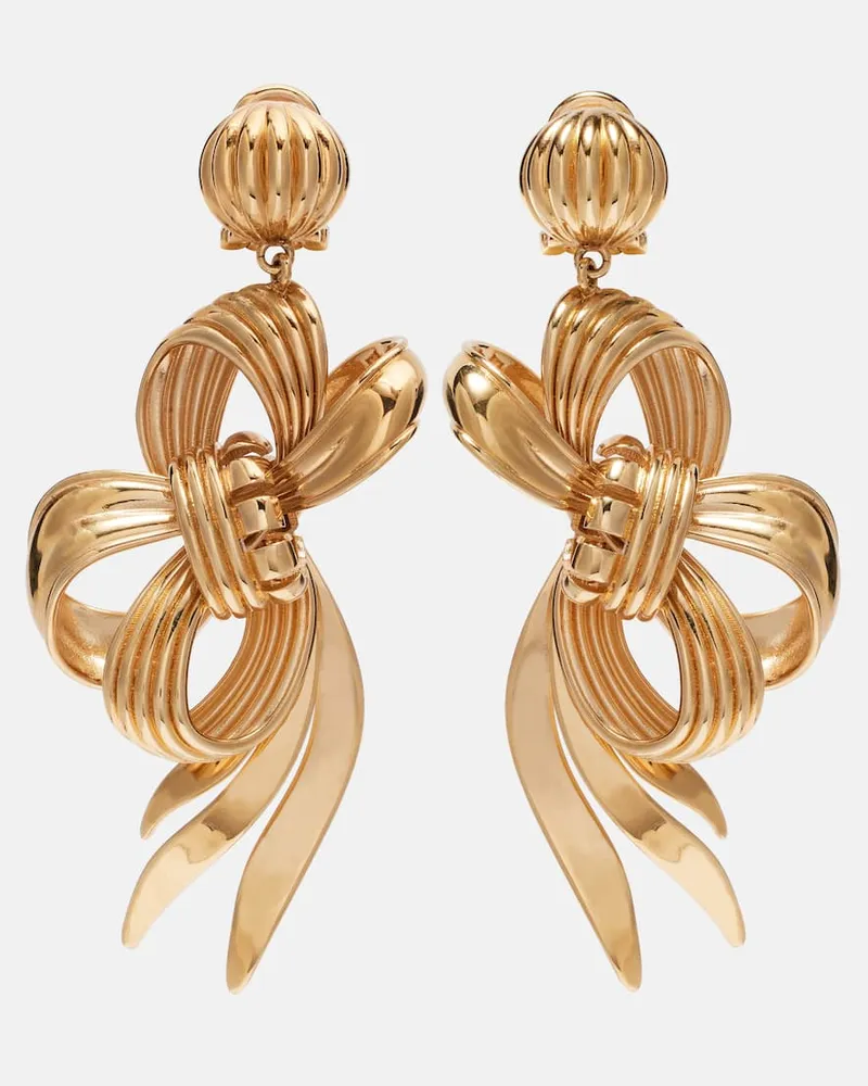 Miu Miu Clip-Ohrringe Gold