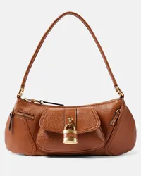 Chloé Chloe Schultertasche The 99 Small aus Leder Braun