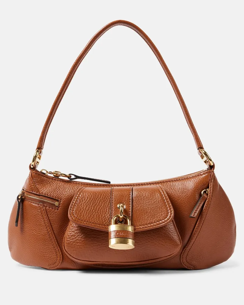 Chloé Chloé Schultertasche The 99 Small aus Leder Braun