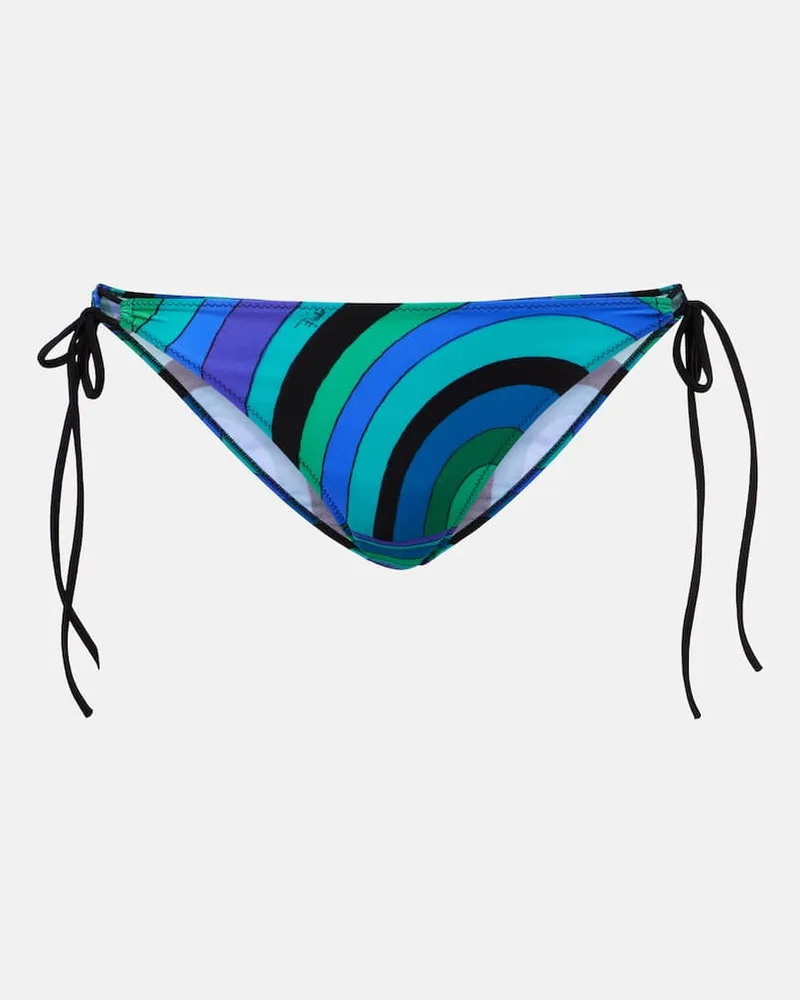 Emilio Pucci Bedrucktes Bikini-Höschen Iride Multicolor
