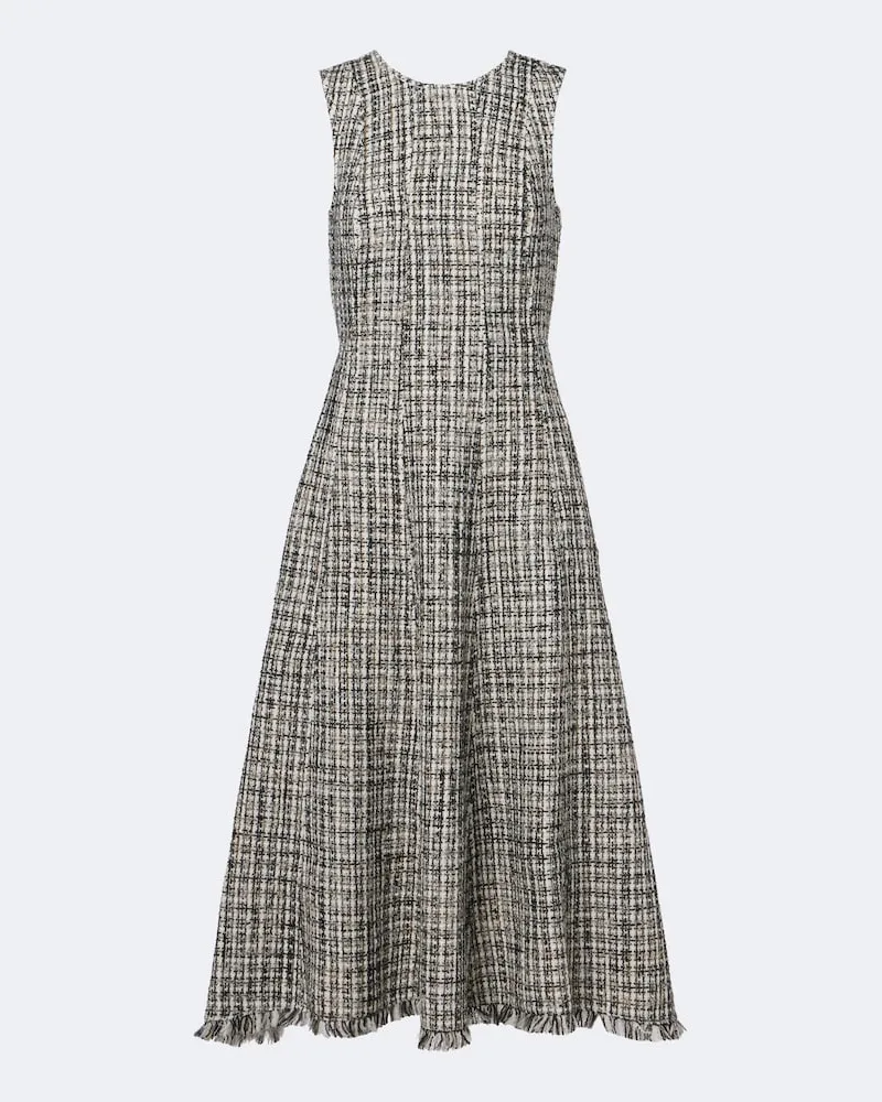 Proenza Schouler White Label Beatrix Midikleid aus Bouclé Multicolor