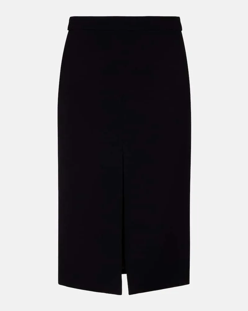Dolce & Gabbana Midirock aus Wolle Schwarz