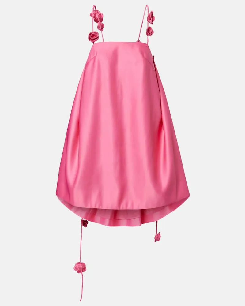LEO LIN Minikleid Fiona aus Satin Pink