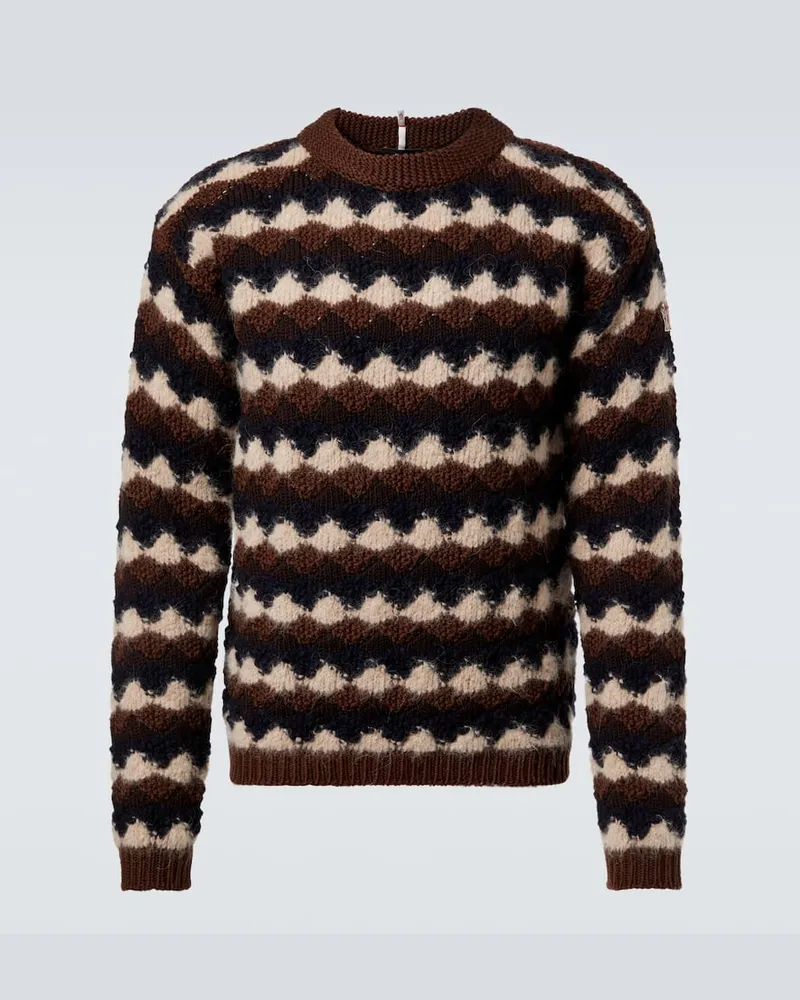 Moncler Pullover aus einem Wollgemisch Multicolor