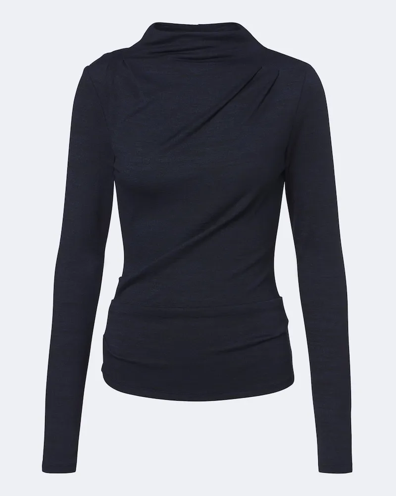 Proenza Schouler White Label Top Mimi aus Jersey Blau