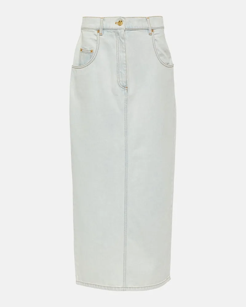 Nina Ricci Jeansrock Blau