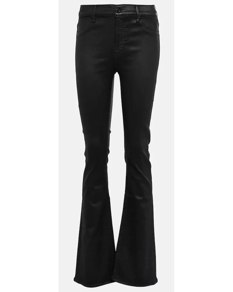 7 for all mankind Bootcut Slim Jeans Schwarz