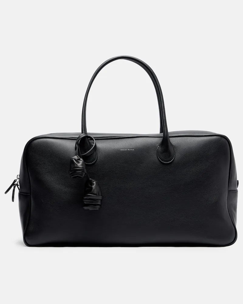 Magda Butrym Tote Bag Brigitte Large aus Leder Schwarz