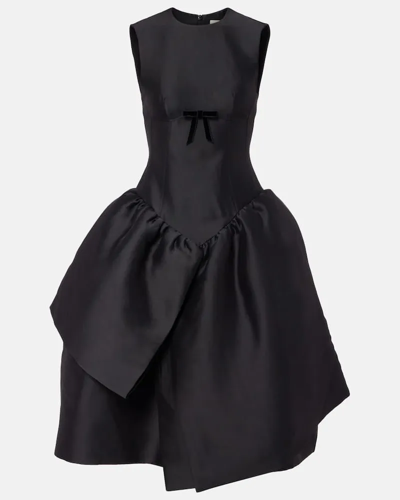 SHUSHU/TONG Midikleid Schwarz