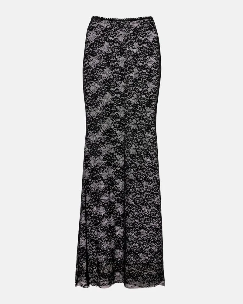 BANANHOT Midirock Rona aus Spitze Schwarz